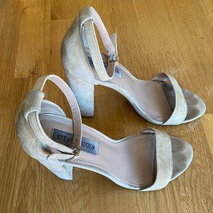 Steve Madden Tan Swede Carrson Heel